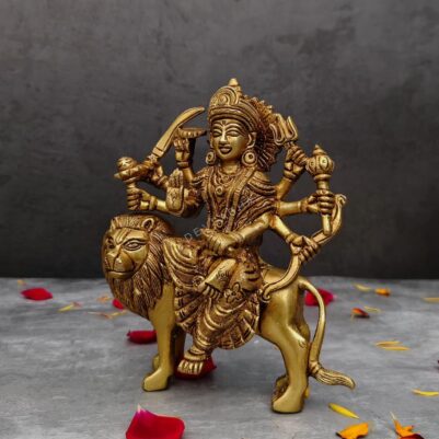 brass durga mata idol height 7 inch