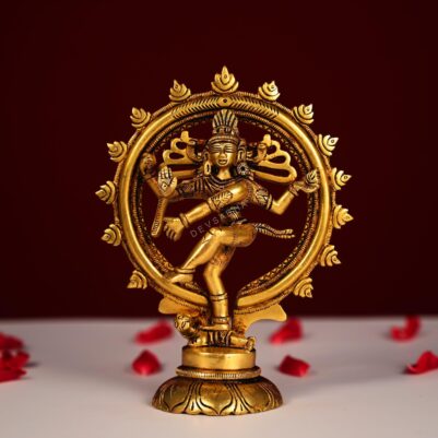 brass super fine natraja idol height 6.5 inch