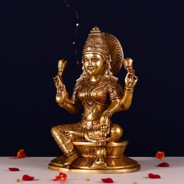 brass lakshmi murti height 16 inch