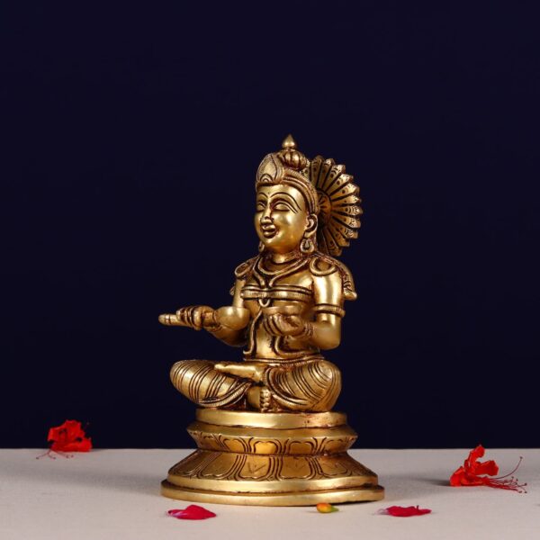brass goddess Annapurna idol height 7.5 inch