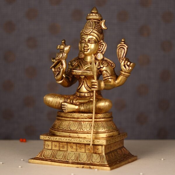 Brass rajarajeswari devi idol height 12 inch