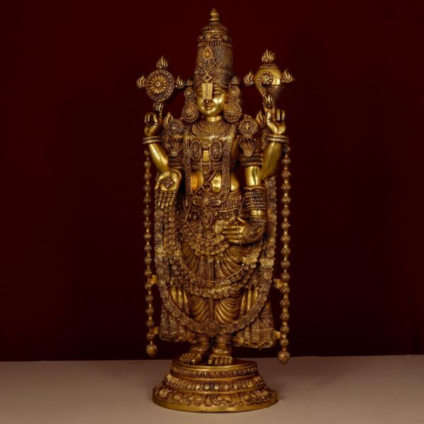 Brass Tirupati balaji idol 48 inches