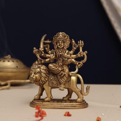 brass durga mata idol height 5.5 inch
