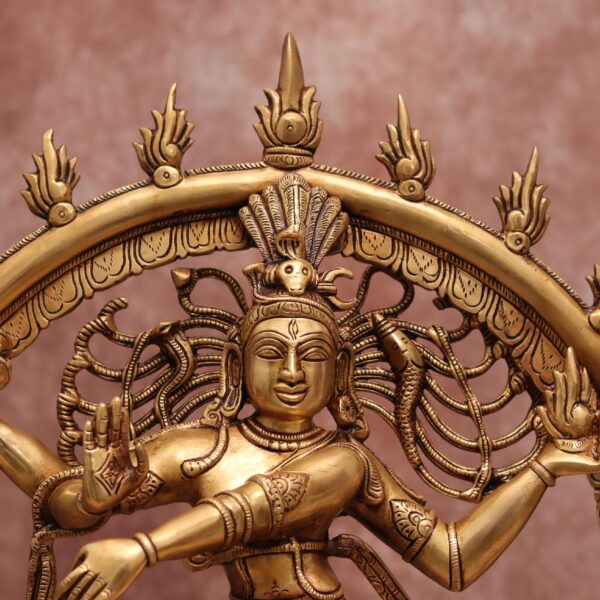 brass nataraja idol height 23.5 inches