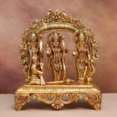 brass ram darbar murti height 13 inches