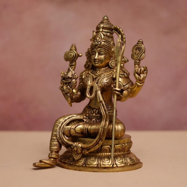 brass lalitha devi idol height 10.5 inch