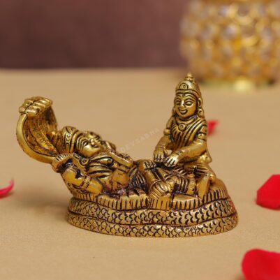 brass laxmi narayan idol height 2.7 inches