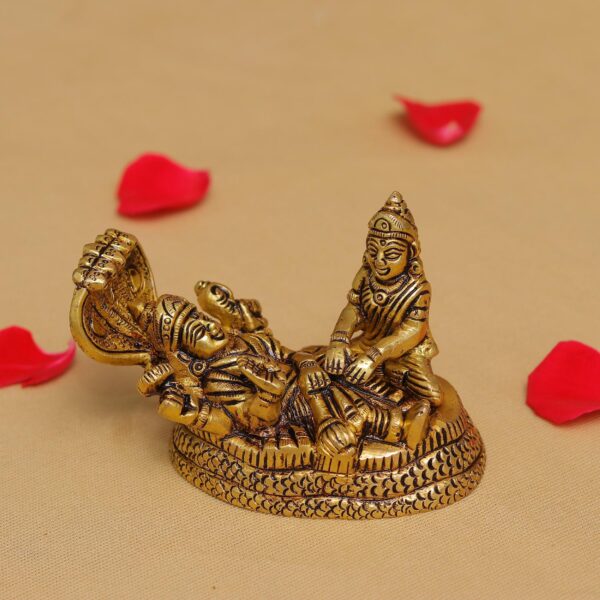 brass laxmi narayan idol height 2.7 inches