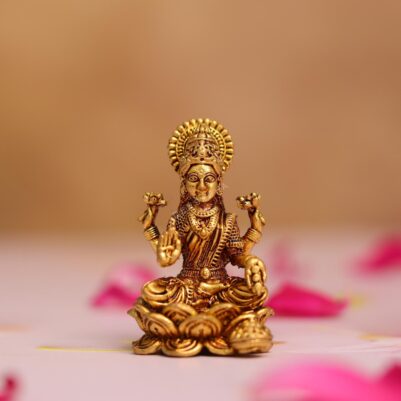 brass laxmi murti height 4 cm