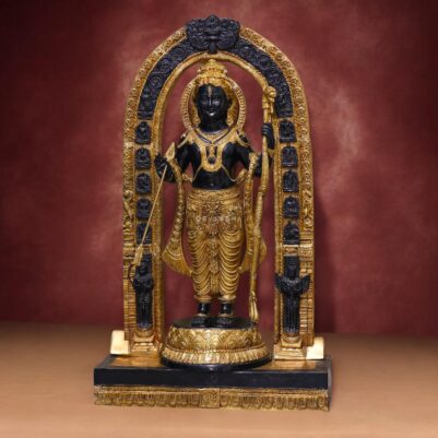 Brass Ram Lalla Statue Large 53-Inch - Ayodhya murti Replica