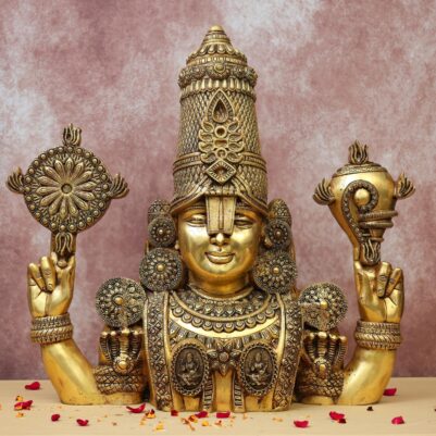 wall hanging brass tirupati balaji height 28 inches