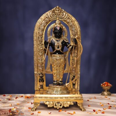 Brass black colour Ram Lala Idol 18 Inches