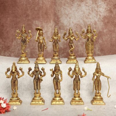 Brass Dashavatar Idol 6 Inches