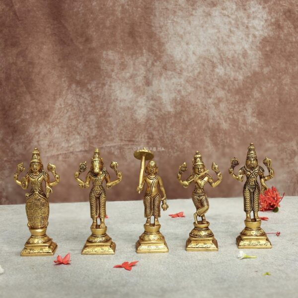 Brass Dashavatar Idol 6 Inches