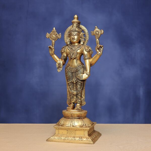 Brass Tirupati Balaji Idol height 18.5 inches
