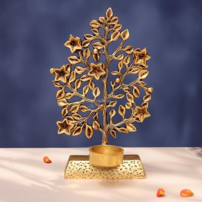 Brass Tree lamp 9.5 Inches