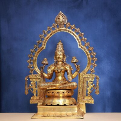 Brass Laxmi Idol Height 32 Inch Divine and Beautiful Decorative Murti Statue