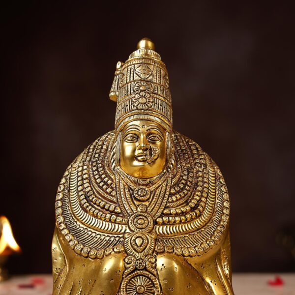 Brass Tulja Bhavani Idol Height 10.5 Inch