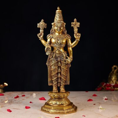 Brass Lord Tirupati Balaji Idol Height 16 Inch