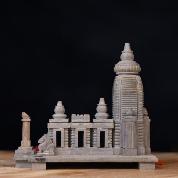 Green Stone Jagannath Temple – 7 Inch Handcrafted Puri style Idol